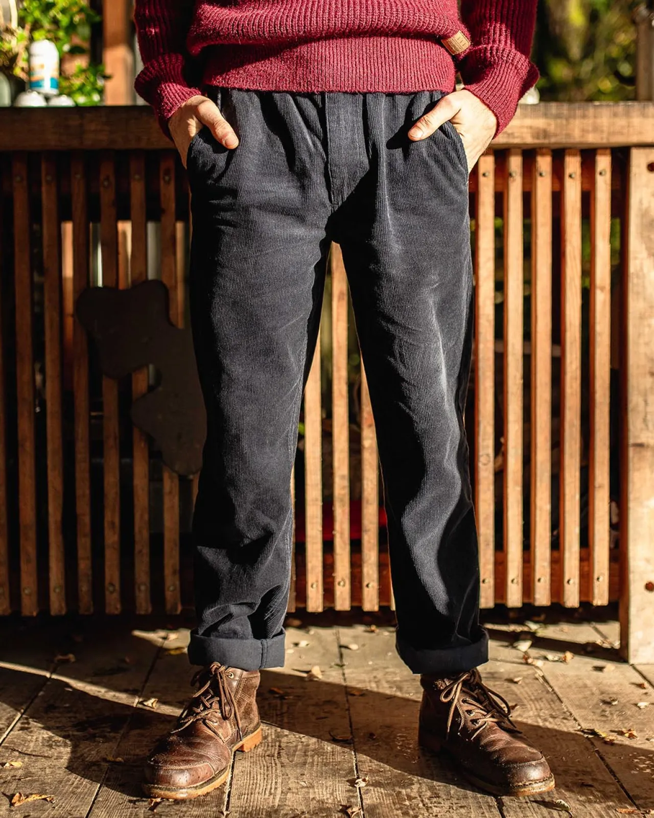 Online Adventurer Cordhose - Dunkles Marineblau Herren Hosen