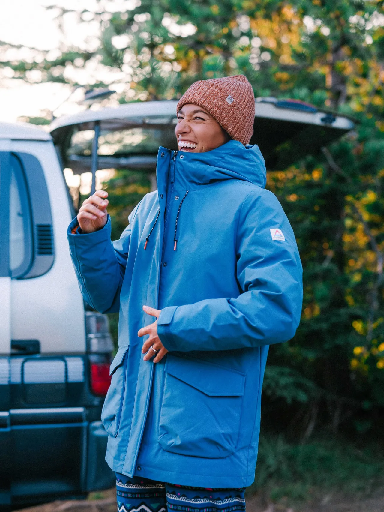 Clearance Alaska Recycelter 2.0 Parka - Blauer Stahl Damen Anoraks & Mäntel | Isoliert