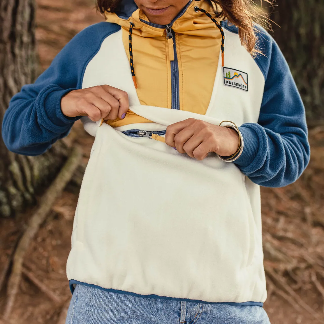 alexander_recyceltes_polarkapuzenfleece__reiherwei_3.webp Online Alexander Recyceltes Polar-Kapuzenfleece - Damen Fleece | Fleece
