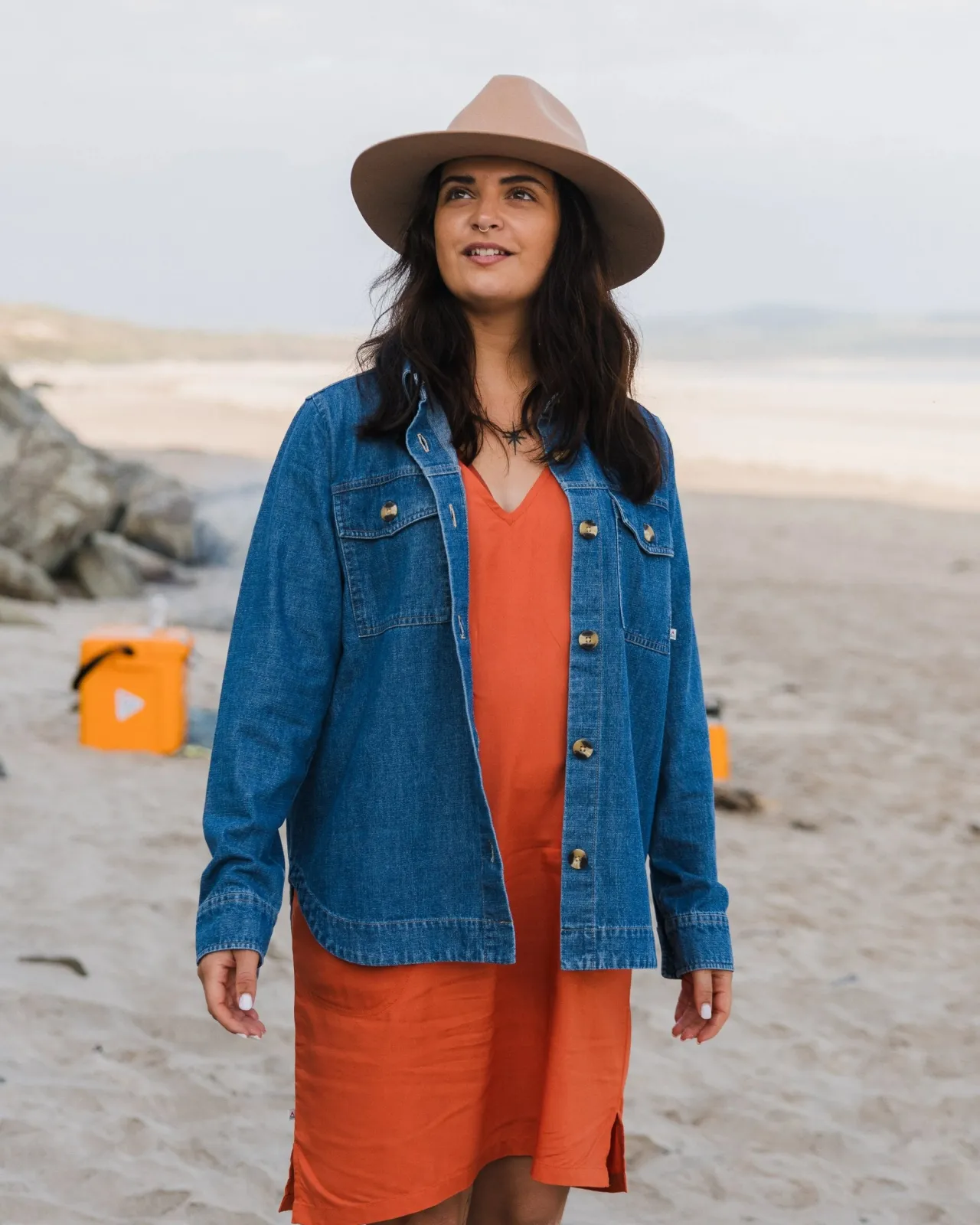 ambrose_oversized_kleid__verbranntes_orange_4.webp Fashion Ambrose Oversized Kleid - Verbranntes Orange Damen Kleider & Röcke