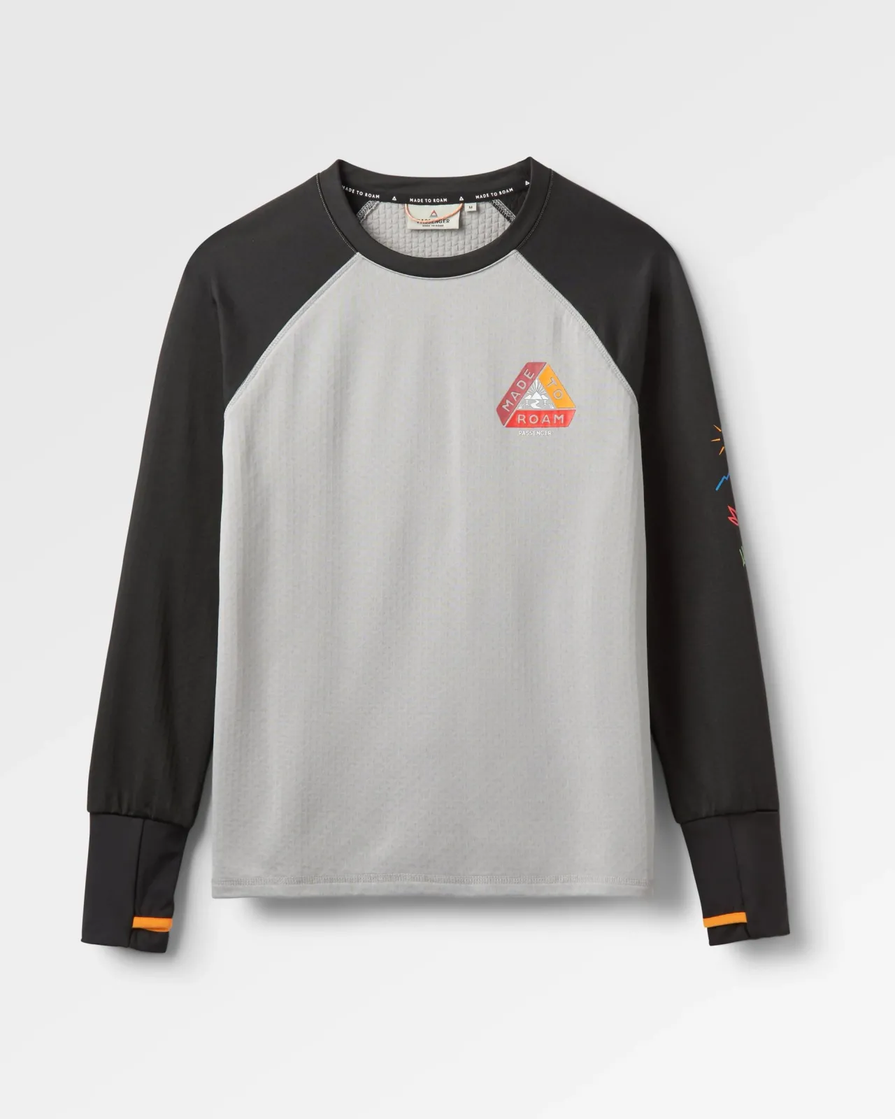 Shop Atlantis Recyceltes Base Layer Langarm-T-Shirt - Schwarz/Grau Meliert Damen Oberteile
