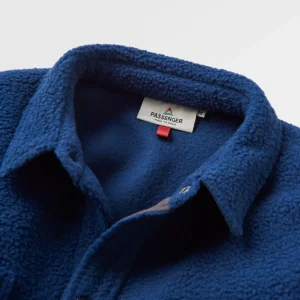 Store Backcountry Recyceltes Sherpa-Fleece-Hemd - Tiefes Marineblau Herren Hemden | Fleece