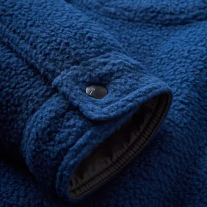 Store Backcountry Recyceltes Sherpa-Fleece-Hemd - Tiefes Marineblau Herren Hemden | Fleece