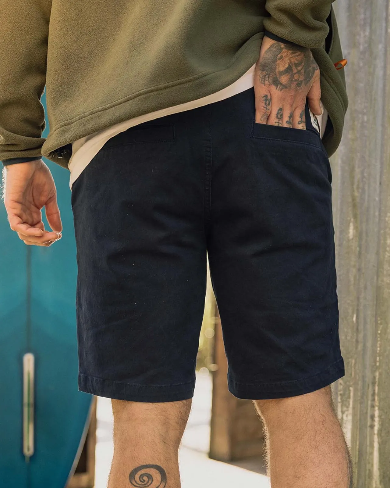 biobaumwollshorts__dunkles_marineblau_6.webp Sale 365 Bio-Baumwollshorts - dunkles Marineblau Herren Kurze Hosen