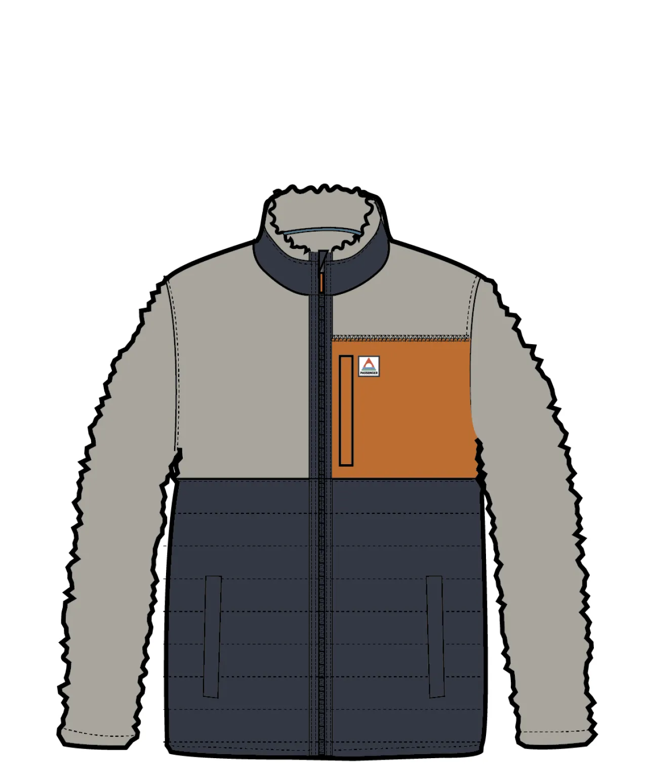 born_explorer_recycled_polarlined_sherpa_fleece__stahlgrau_7.webp Best Sale Born Explorer Recycled Polar-Lined Sherpa Fleece - Herren Fleece | Fleece