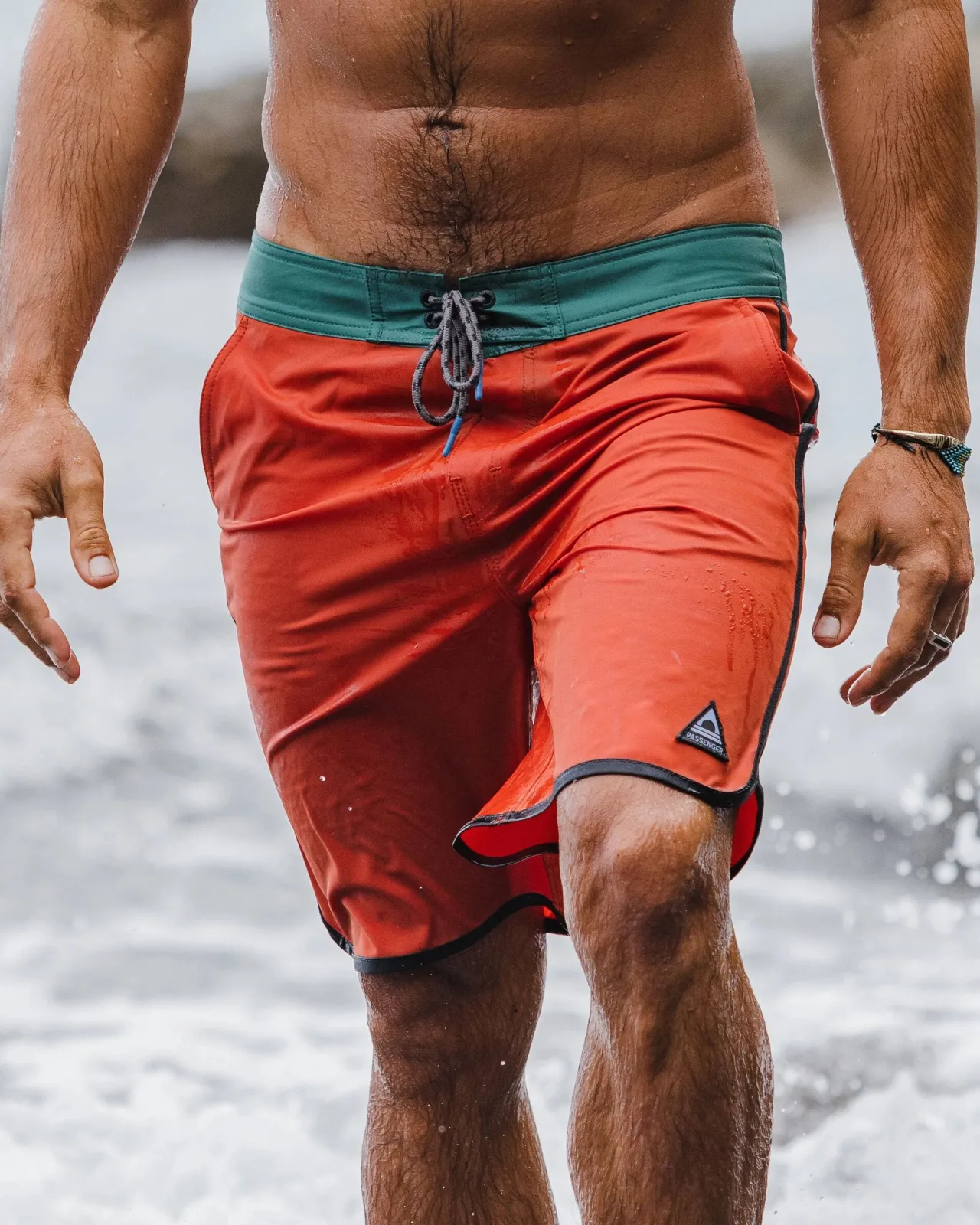 Best Breaks Recycelte Boardshorts - Gebranntes Orange Herren Kurze Hosen