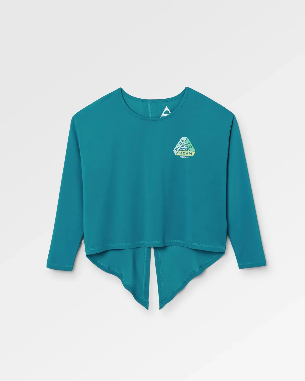 chakra_tie_back_aktiv_recyceltes_langarmshirt__blauer_stahl_4.webp Discount Chakra Tie Back Aktiv Recyceltes Langarmshirt - Blauer Stahl Damen Oberteile