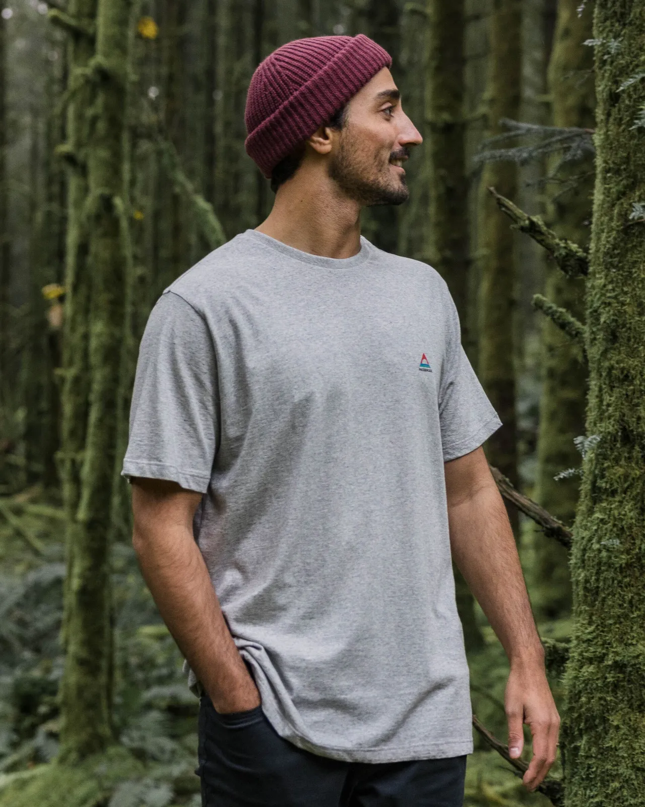 classic_logo_recyceltes_baumwolltshirt__mittelgrau_meliert_2.webp Sale Classic Logo Recyceltes Baumwoll-T-Shirt - Mittelgrau Meliert Herren T-shirts & Tanktops