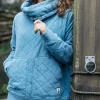 Online Clementine Recycelter Gesteppter Hoher Kragen - Damen Kapuzenpullover & Sweatshirts
