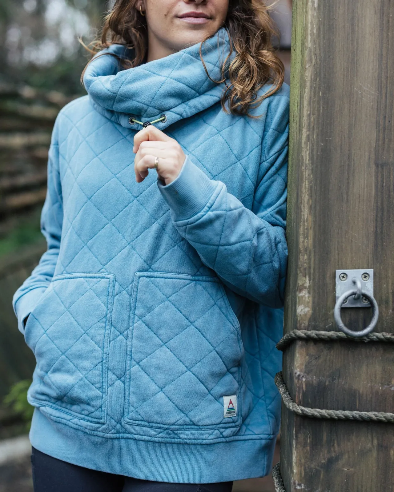 Online Clementine Recycelter Gesteppter Hoher Kragen - Damen Kapuzenpullover & Sweatshirts