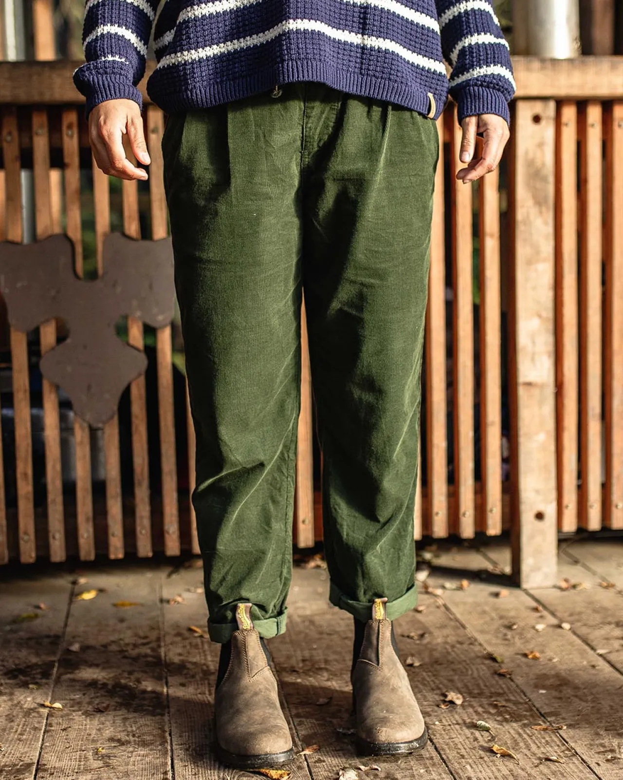 Best Compass Recycelte Cordhose - Damen Latzhosen & Hosen