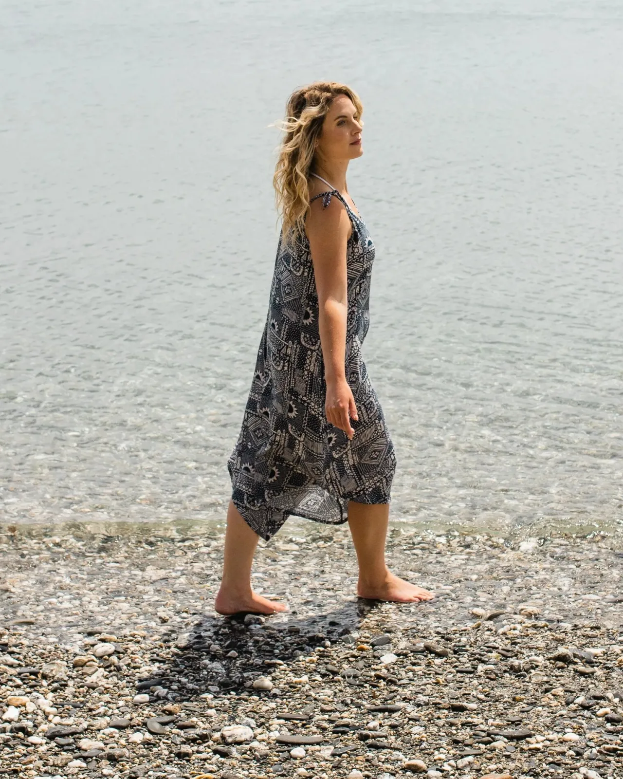Flash Sale Copetín Jumpsuit - Vintage Patchwork Marineblau Damen Kleider & Röcke | Jumpsuits & Playsuits