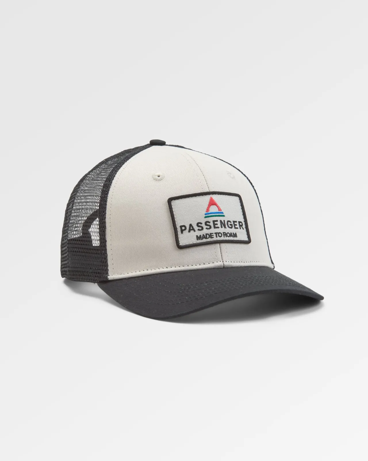 Hot Core recycelte Baumwoll-Trucker-Kappe - Schwarz/Weiß Herren Kappen & Hüte | Kappen & Hüte