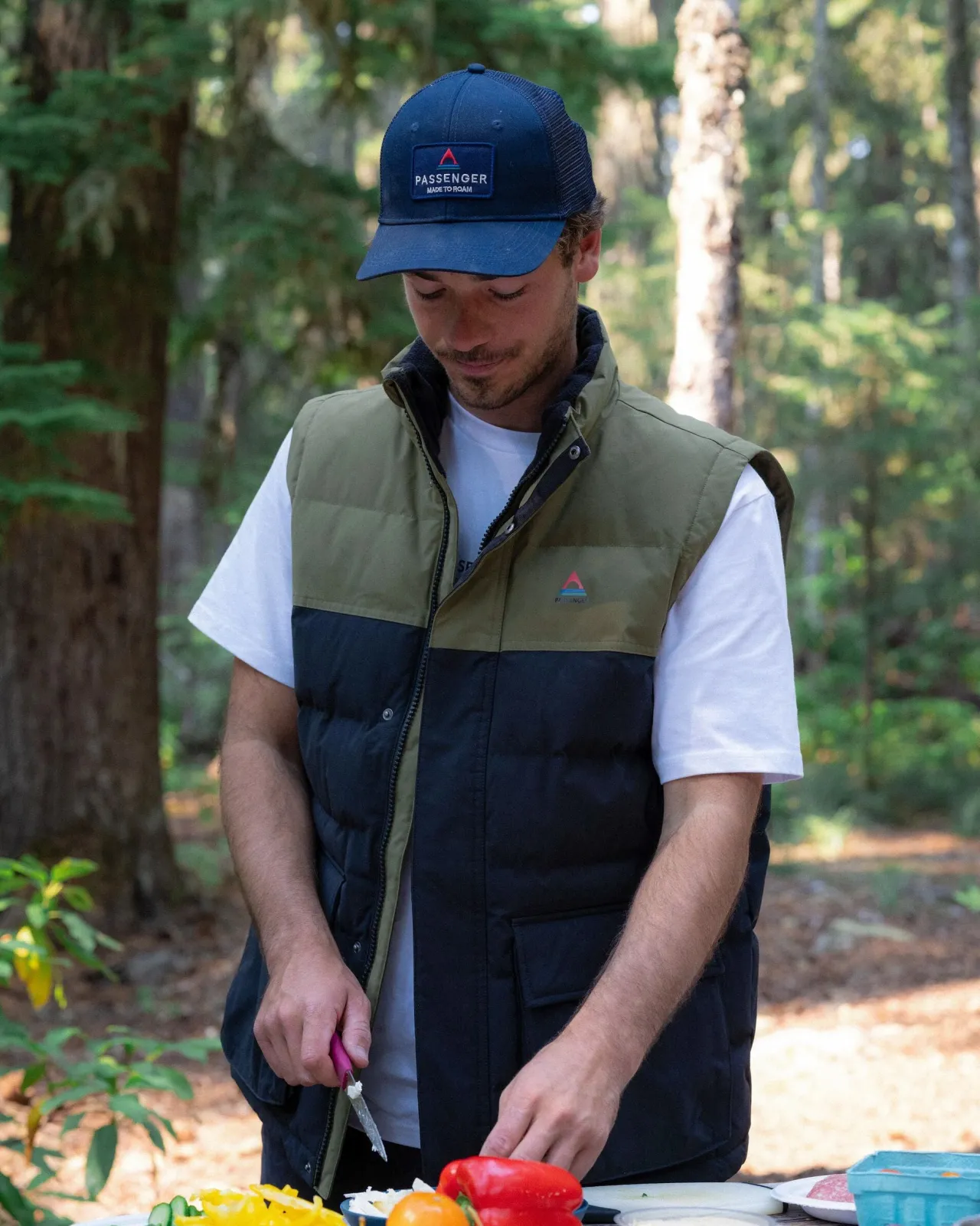 Fashion Core recycelte Baumwoll-Trucker-Kappe - Tiefes Marineblau Herren Kappen & Hüte | Kappen & Hüte