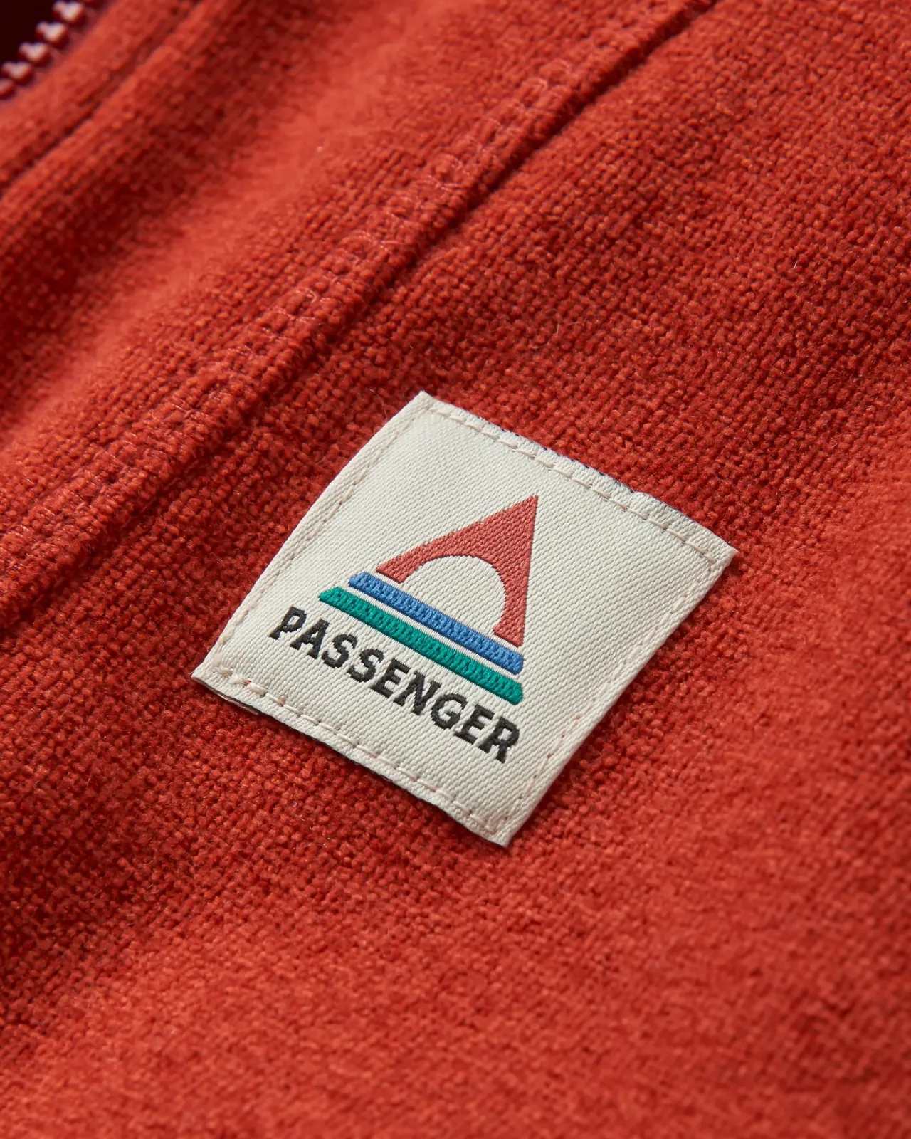 Sale Crest Recycelter Polartec® Fleece-Hoodie - Roter Ocker Damen Kapuzenpullover & Sweatshirts | Oberteile