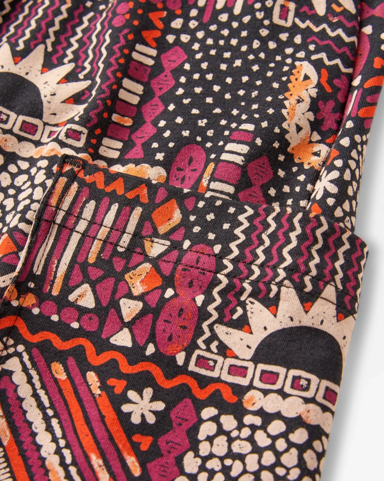 New Day Dream Recycelte Hose - Vintage Patchwork Schwarz/Mehrfarbig Damen Latzhosen & Hosen