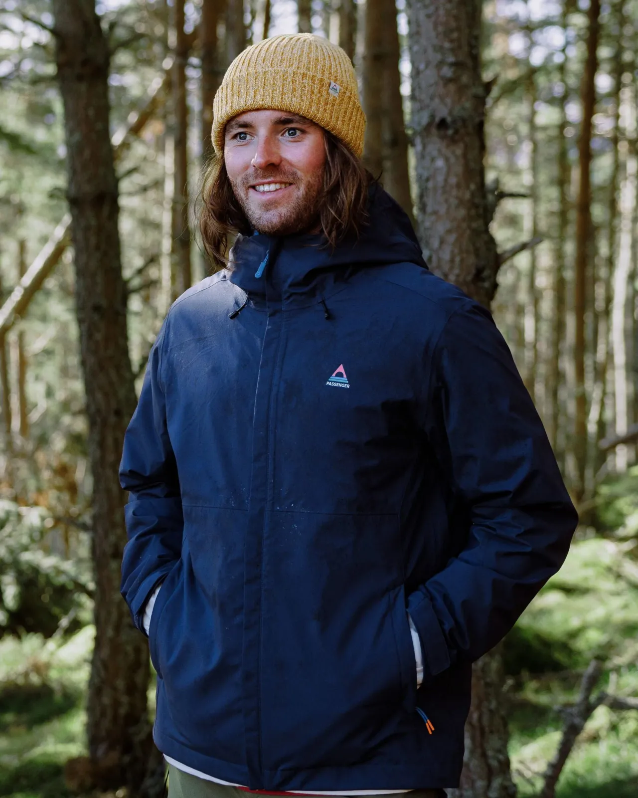 downpour_recycelte_wasserdichte_jacke__tiefes_marineblau_5.webp Sale Downpour Recycelte Wasserdichte Jacke - Tiefes Marineblau Herren Wasserdicht | Jacken
