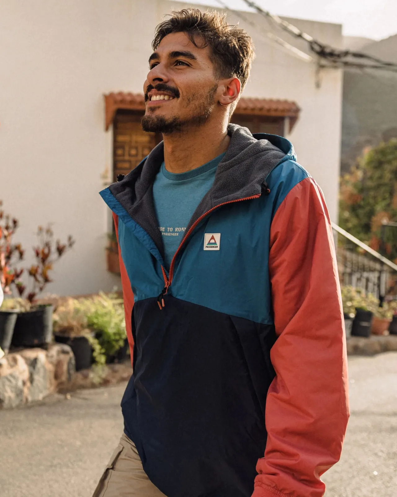 Sale Dusk Recycelte Isolierjacke - Blauer Stahl Herren Isoliert