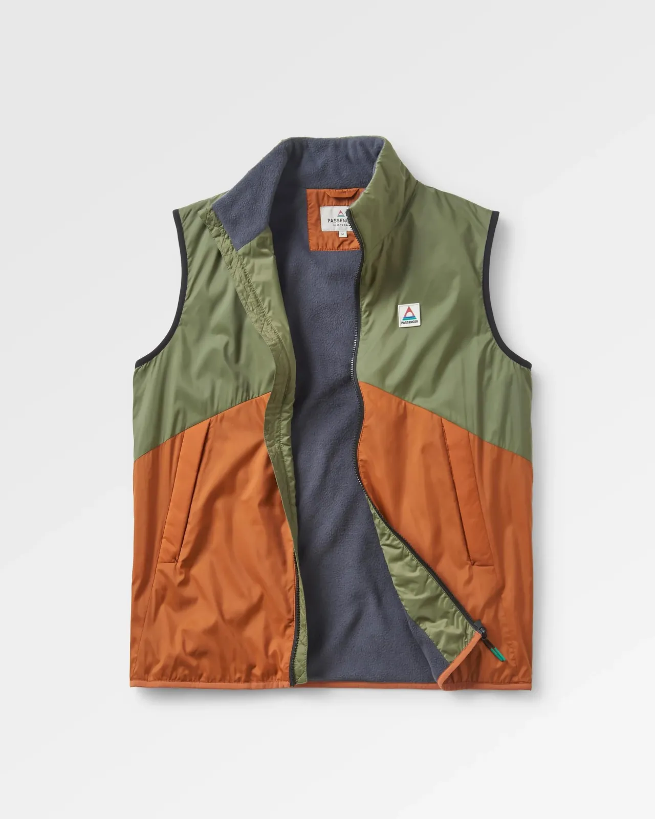 Discount Dusk Recycelte Isolierweste - Staubige Olive Herren Isoliert