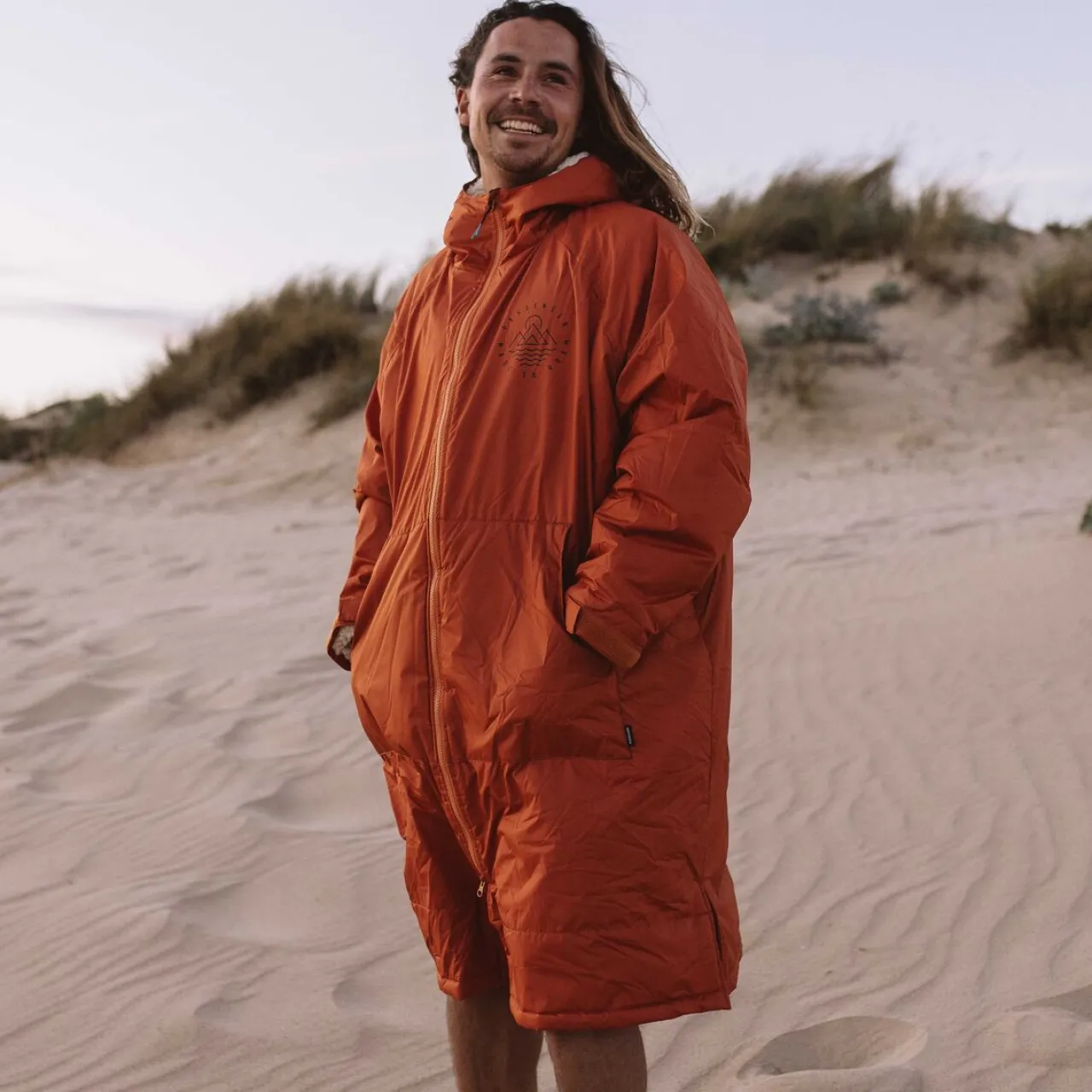 Cheap Escapism Recycelter Sherpa-gefütterter Surf Poncho - Surf-ponchos | Surf-ponchos