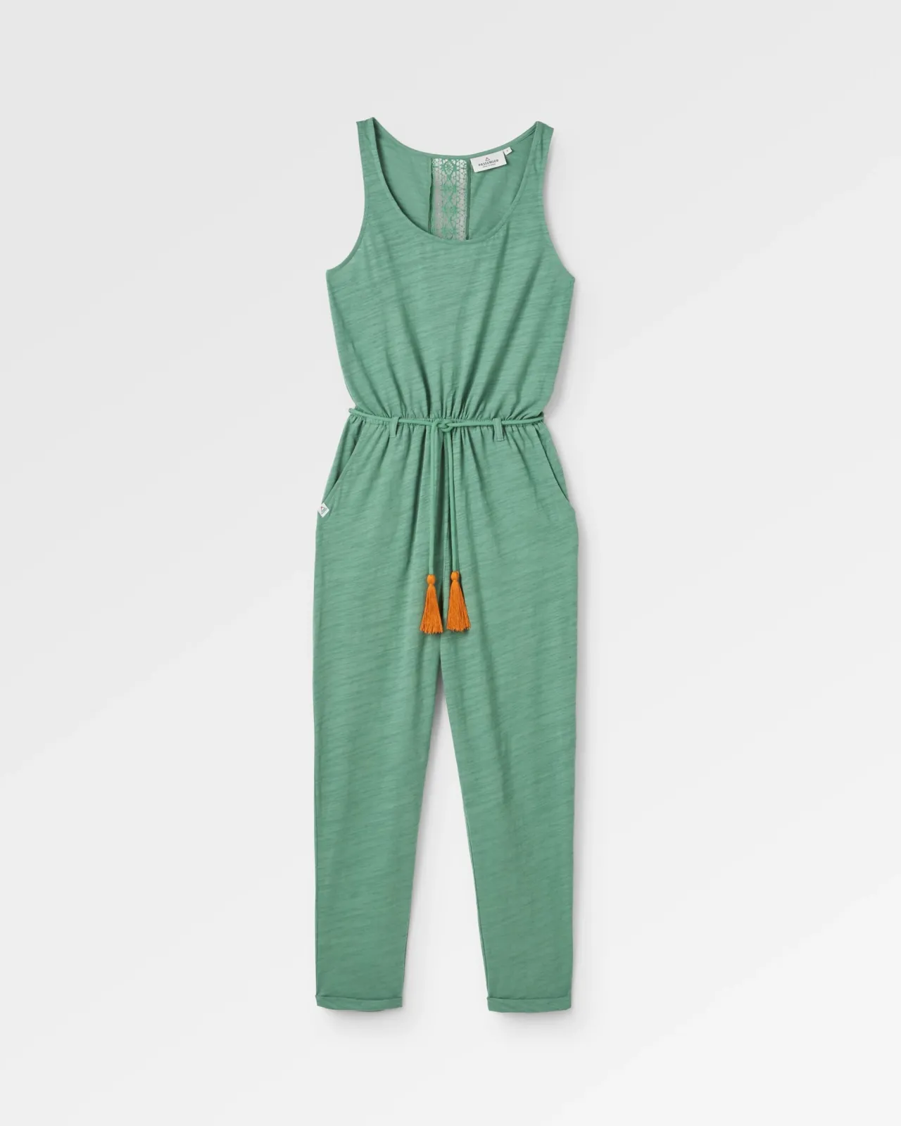 Fashion Eva Recycelter Baumwolle Jumpsuit - Dunkles Efeu Damen Jumpsuits & Playsuits | Latzhosen & Hosen