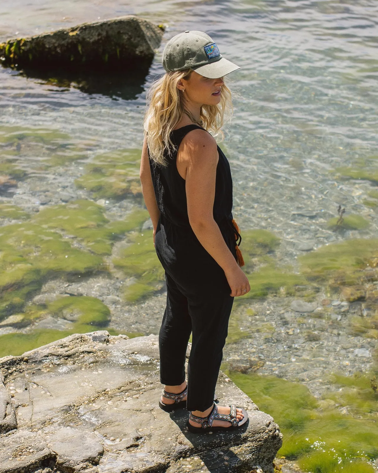 Hot Eva Recycelter Baumwolle Jumpsuit - Damen Jumpsuits & Playsuits | Latzhosen & Hosen