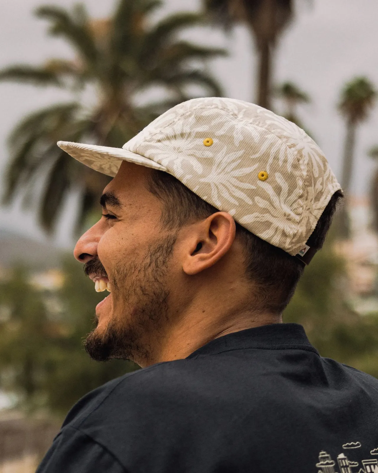 Clearance Fixie Recycelte Cord 5-Panel Kappe - Goldene Gewürz/ Seegras Kieselgrau Herren Surfzubehör | Surf Accessoires