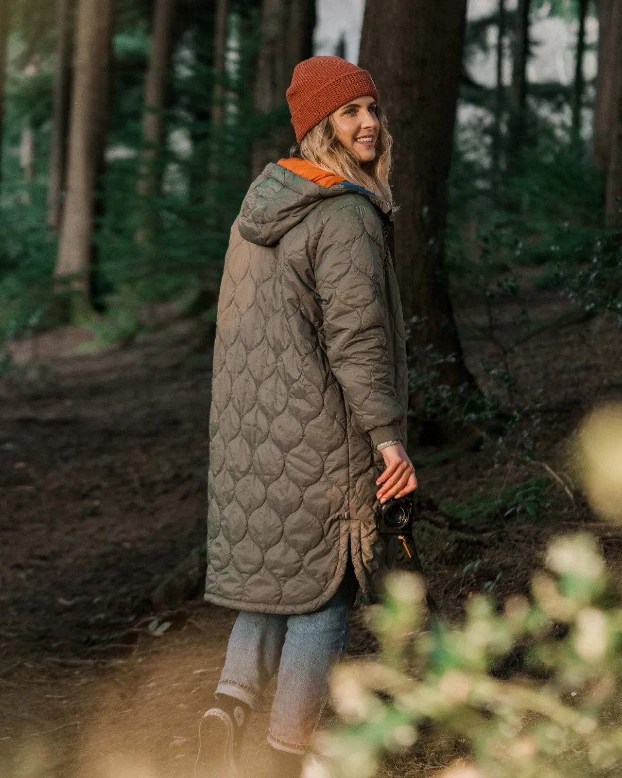 flora__langer_recycelter_isolierter_parka__staubige_olive_4.webp Flash Sale Flora 2.0 langer recycelter isolierter Parka - Staubige Olive Damen Isoliert
