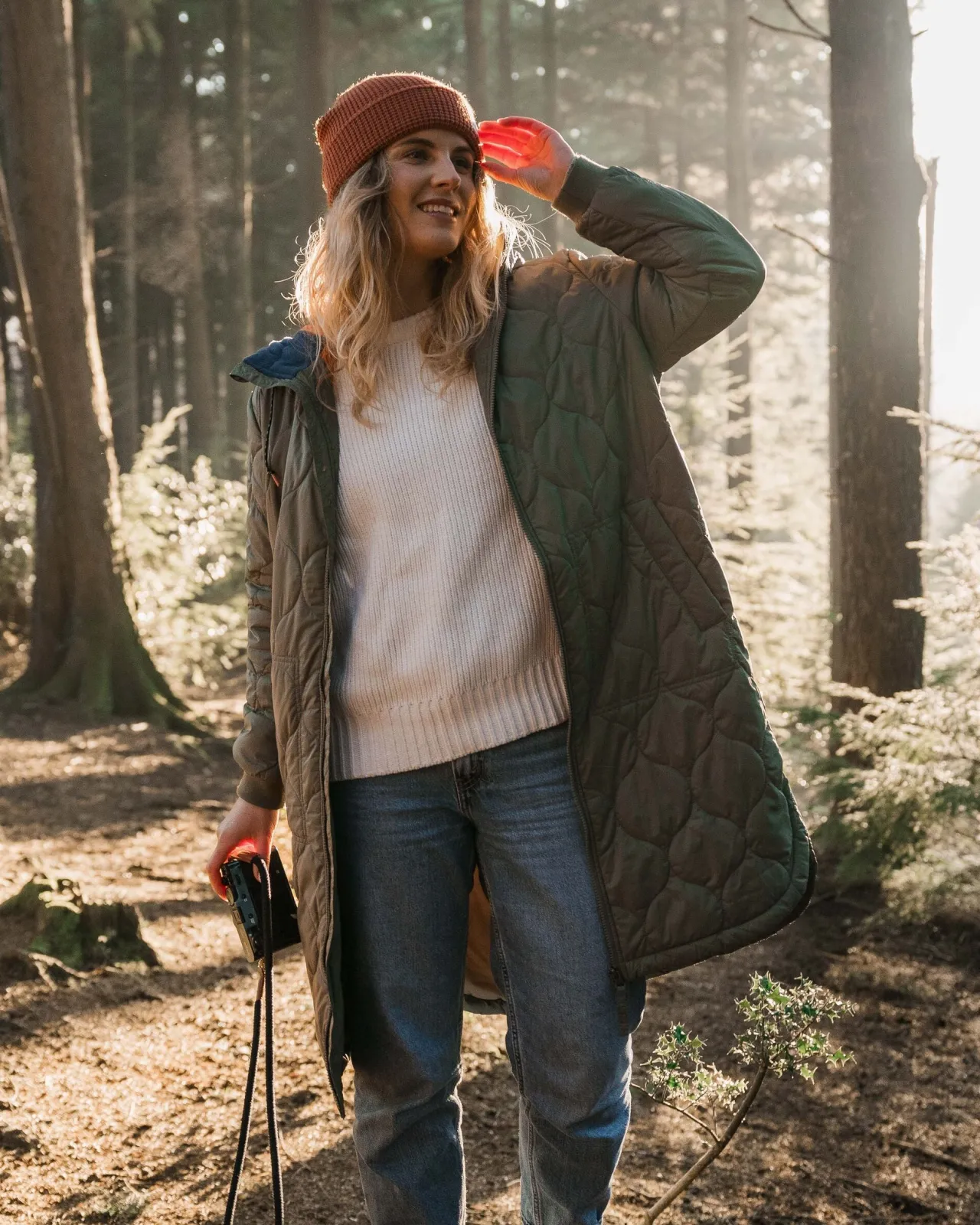 flora__langer_recycelter_isolierter_parka__staubige_olive_5.webp Flash Sale Flora 2.0 langer recycelter isolierter Parka - Staubige Olive Damen Isoliert