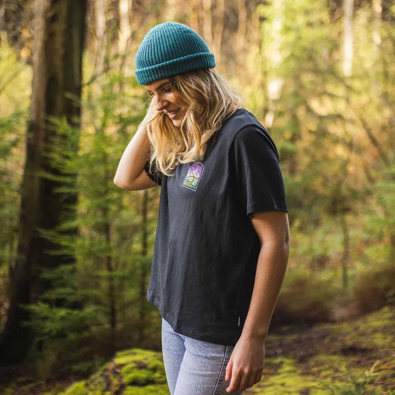 Outlet Friday Collective Recyceltes Baumwoll-T-Shirt - Damen Oberteile & T-shirts