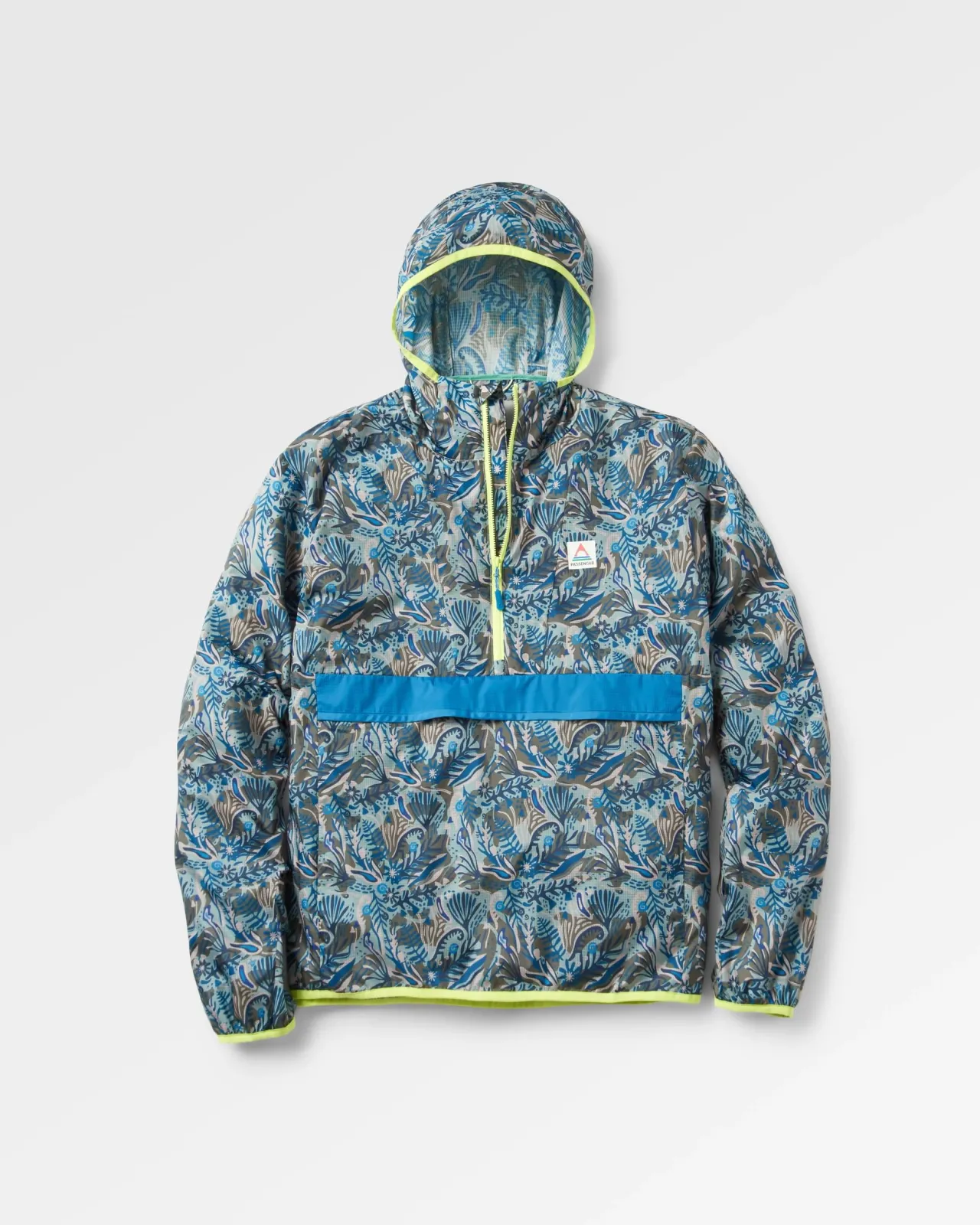 Cheap Gusto Recycelte Windjacke - Abstrakte Seealge Pistazie Herren Oberteile