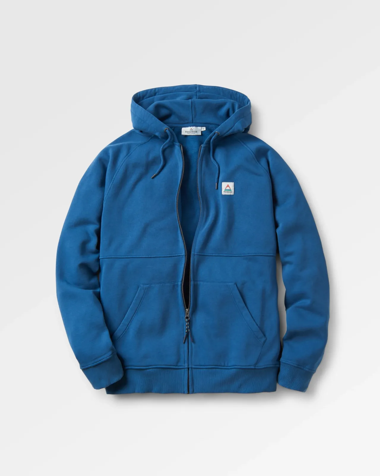 Hot Heritage Full Zip Recycelter Baumwoll-Hoodie - Dunkler Denim Herren Kapuzenpullover & Sweatshirts
