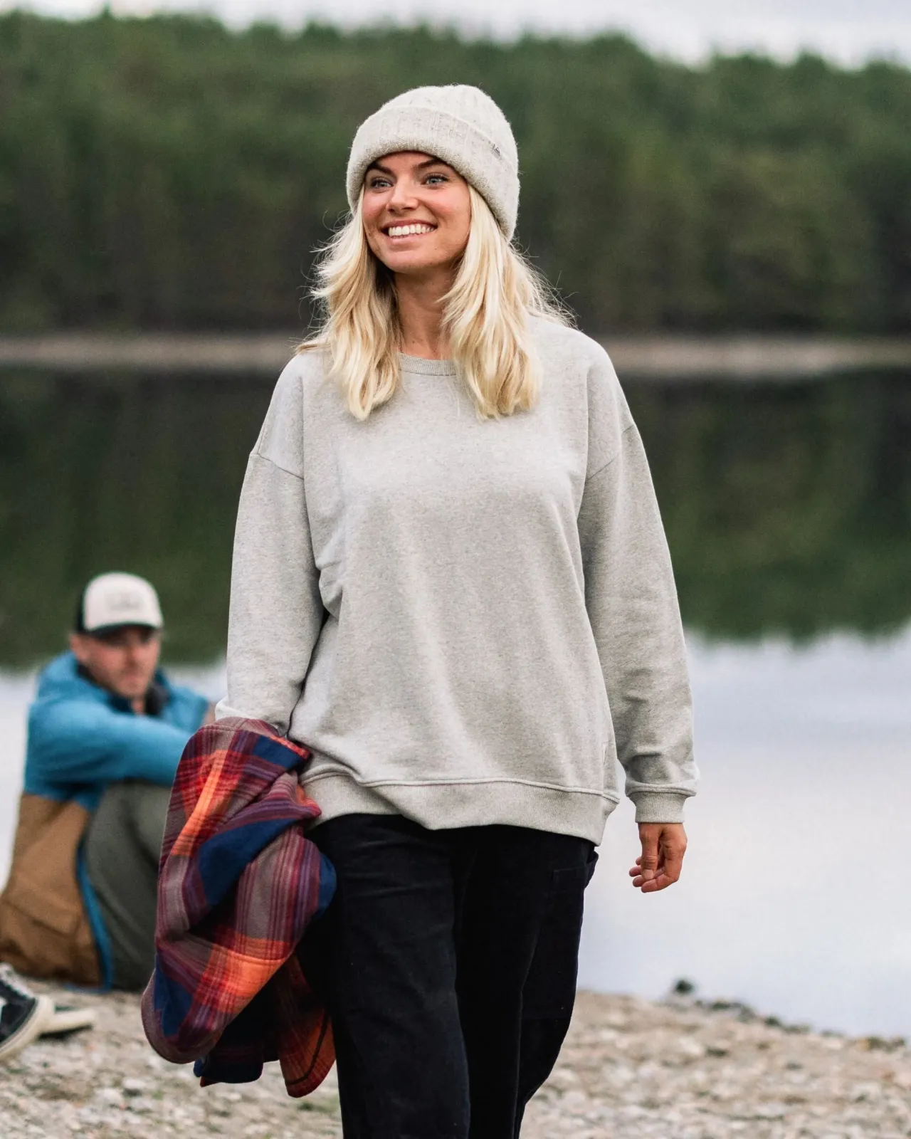 heritage_recycelte_baumwollsweatshirt_oversized___mittelgrau_meliert_2.webp Flash Sale Heritage recycelte Baumwoll-Sweatshirt Oversized - Mittelgrau Meliert Damen Kapuzenpullover & Sweatshirts