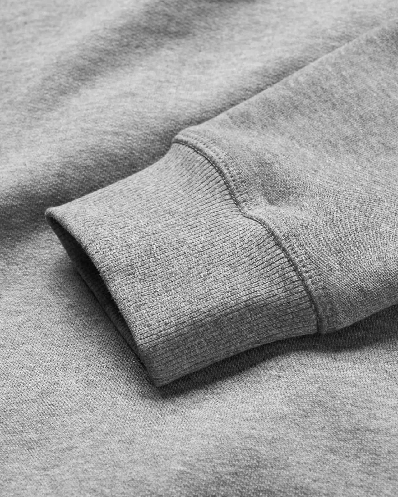 Hot Heritage Recyceltes Baumwoll-Sweatshirt - Dunkelgrau meliert Herren Kapuzenpullover & Sweatshirts