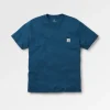 New Heritage Recyceltes entspannte geschnittenes T-Shirt - Dunkler Denim Herren T-shirts & Tanktops