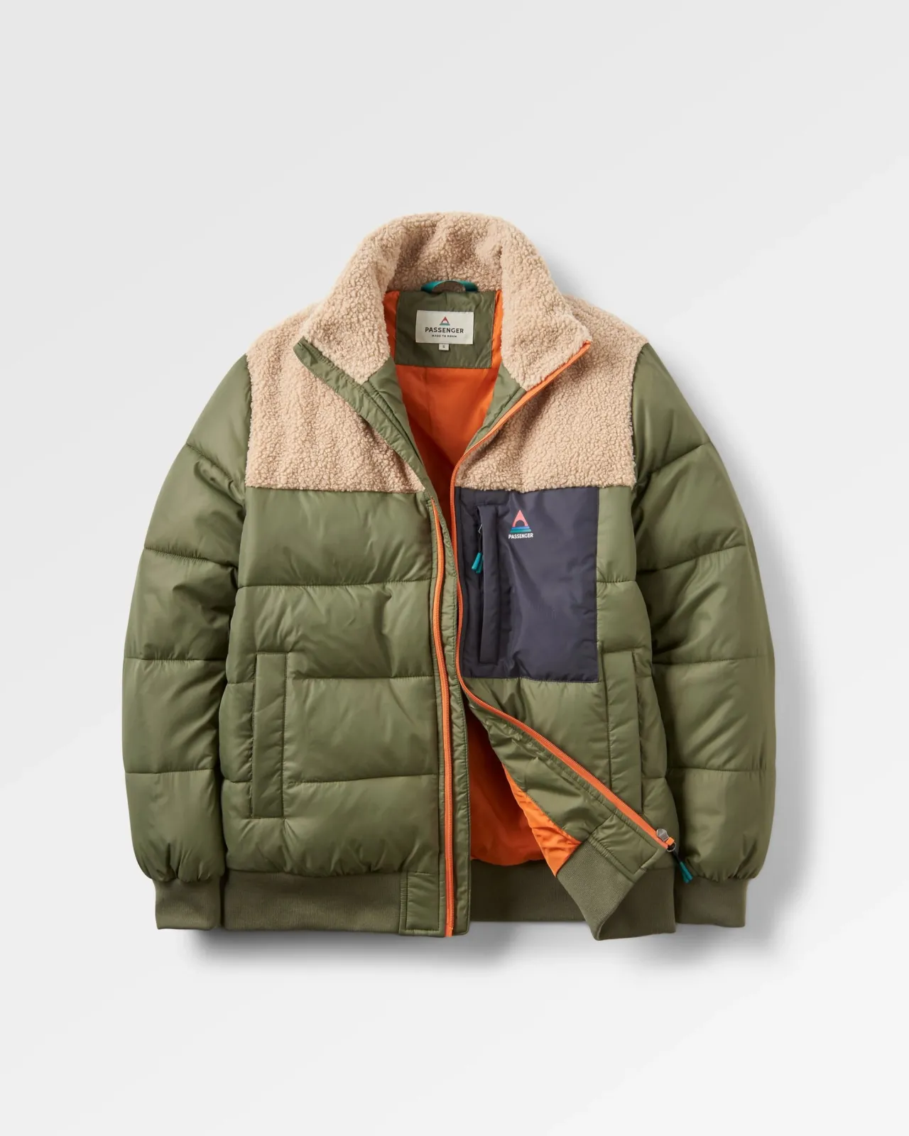 Cheap Inspire recycelte isolierte Jacke - Staubige Olive Damen Isoliert