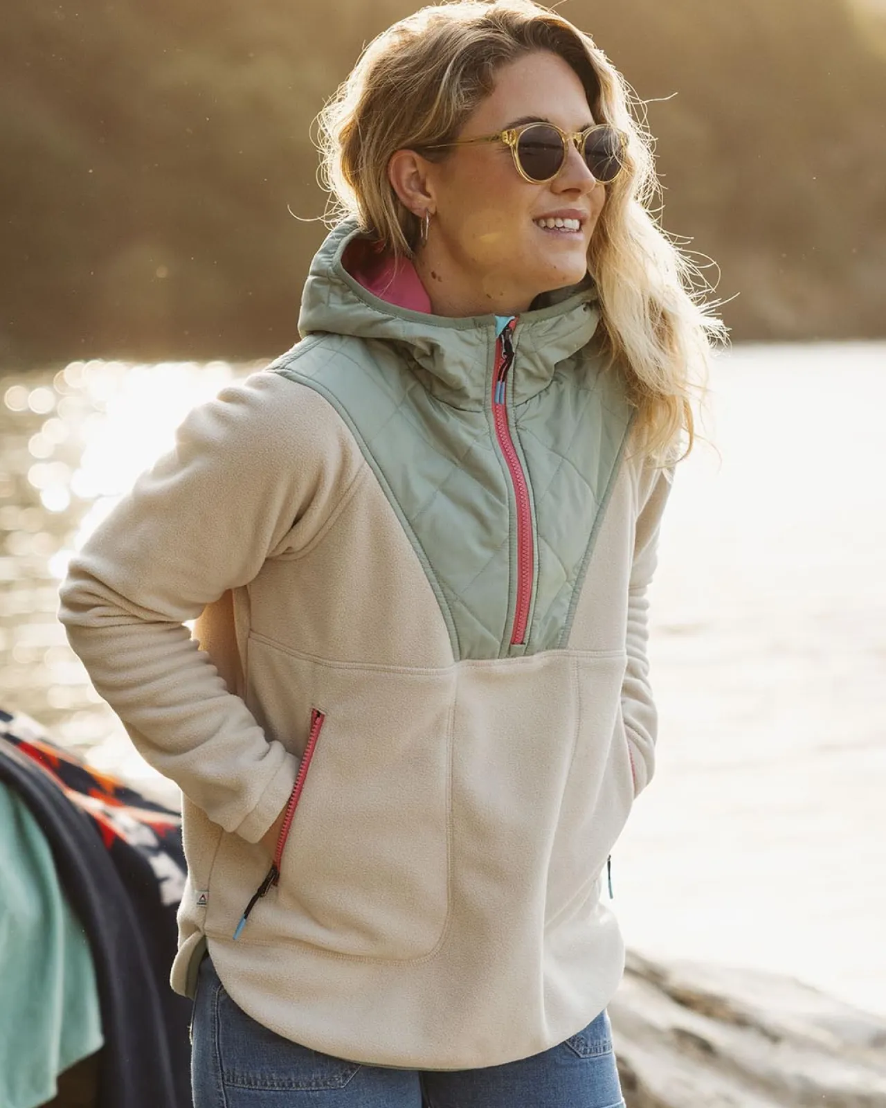 New Juana Recyceltes Polar-Kapuzenfleece - Damen Fleece | Fleece