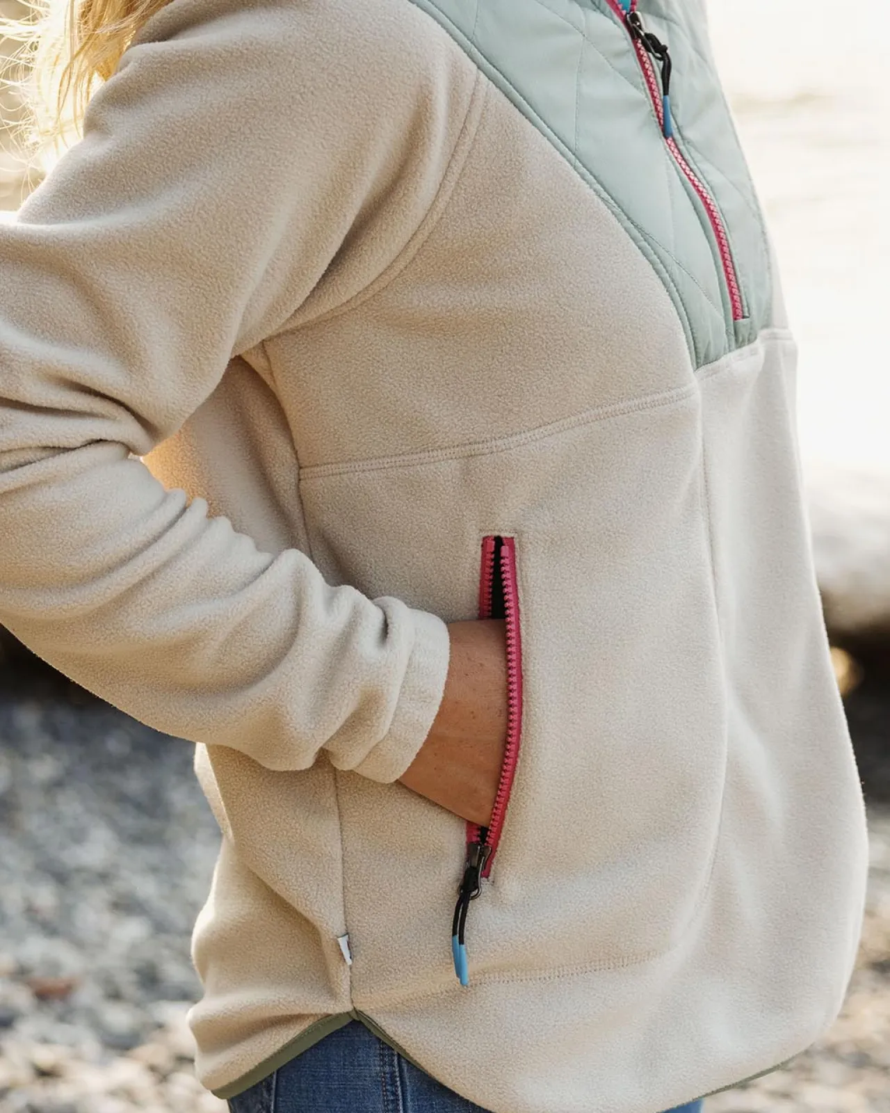 juana_recyceltes_polarkapuzenfleece__hafermehl_5.webp New Juana Recyceltes Polar-Kapuzenfleece - Damen Fleece | Fleece