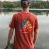 Hot Kirkwood strukturiertes aktives T-Shirt - Roter Ocker Herren T-shirts & Tanktops | Oberteile