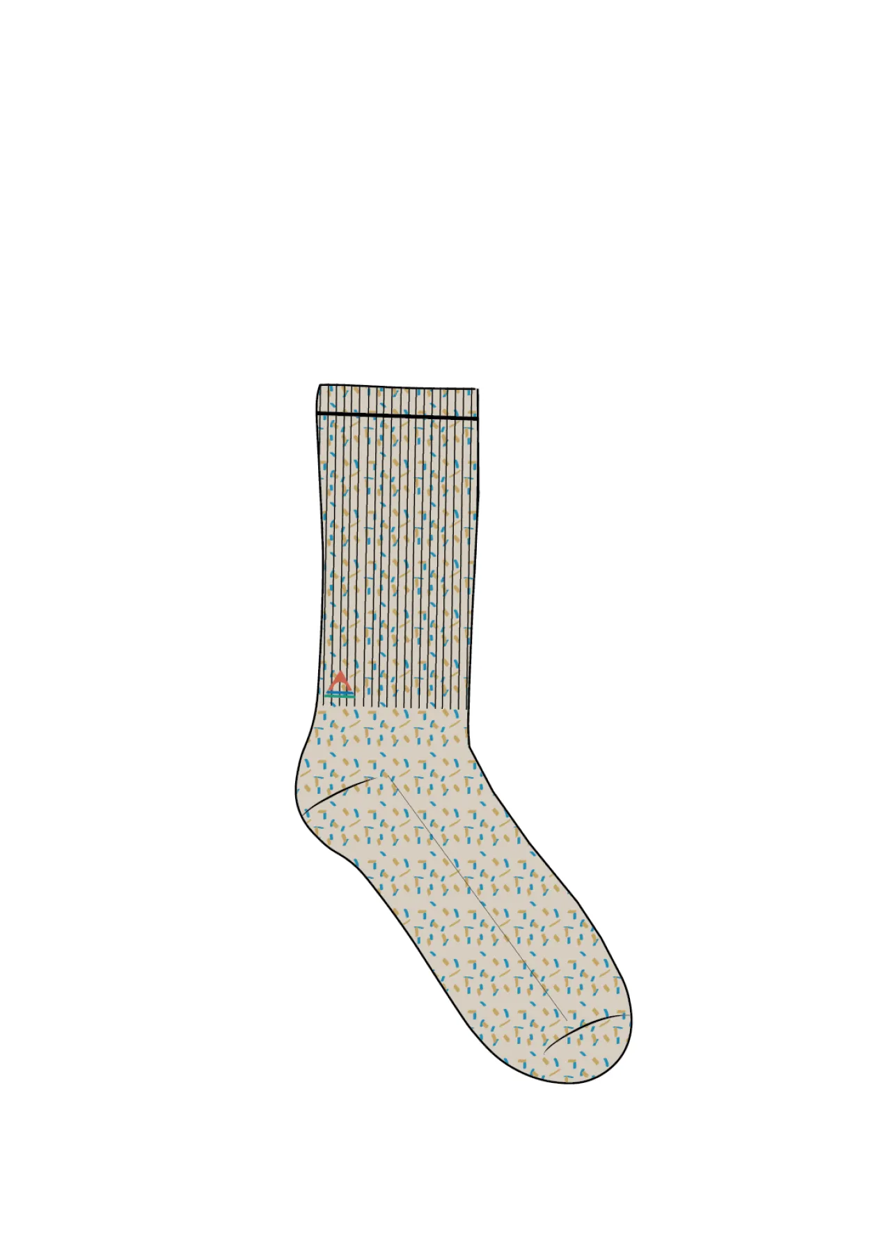 kiruna_socken_aus_schwerem_stoff__birke_4.webp Shop Kiruna Socken aus schwerem Stoff - Damen Socken