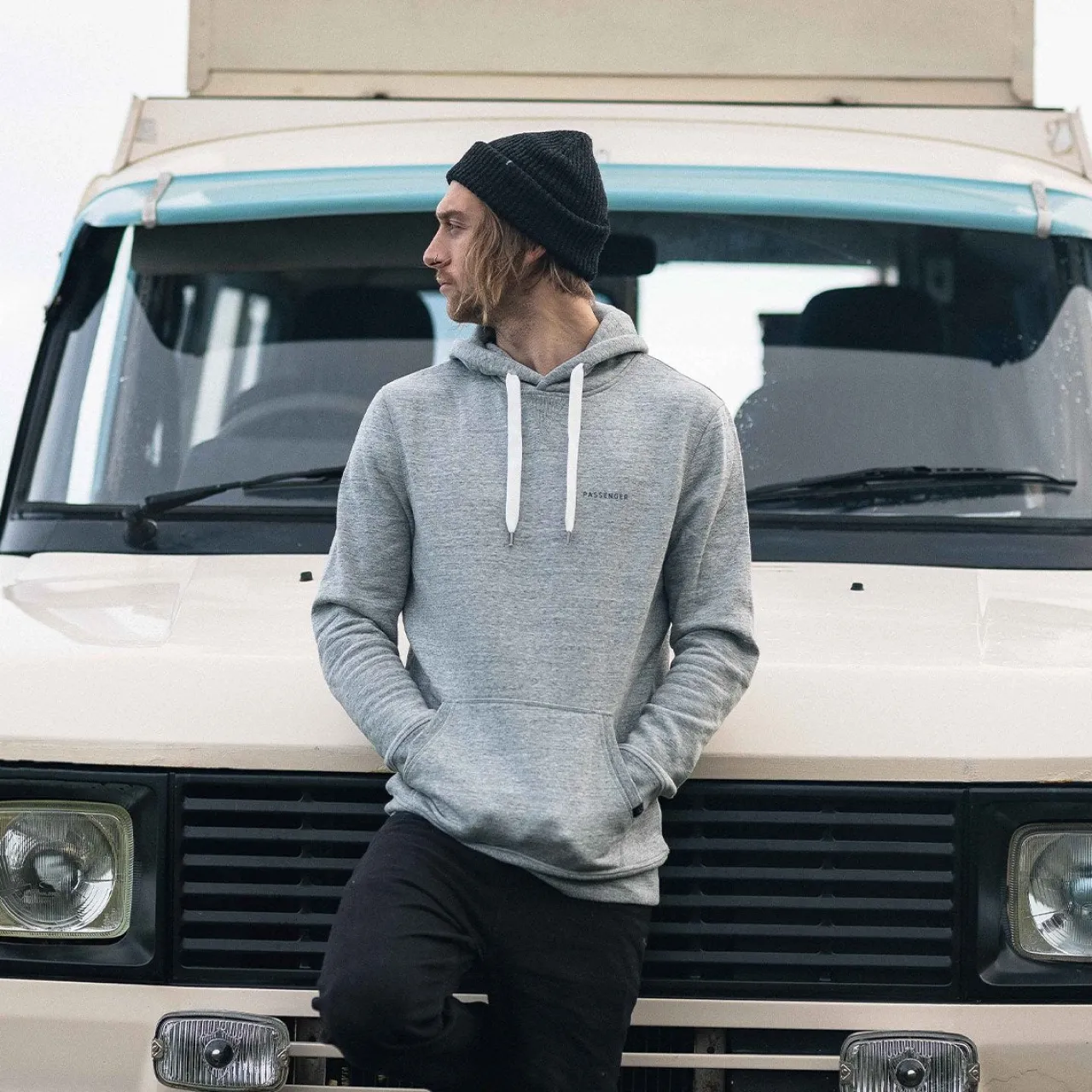 made_to_roam_recycelter_kapuzenpullover__graumeliert_3.webp Hot Made to Roam Recycelter Kapuzenpullover - Herren Kapuzenpullover & Sweatshirts
