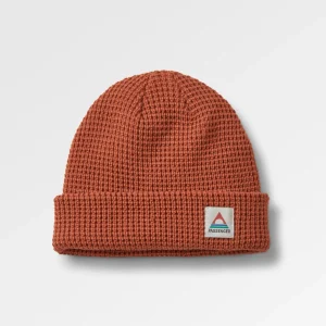 Online Moss Doppelschicht Recycelte Waffel-Beanie - Gebrannter Ton Herren Mützen | Mützen
