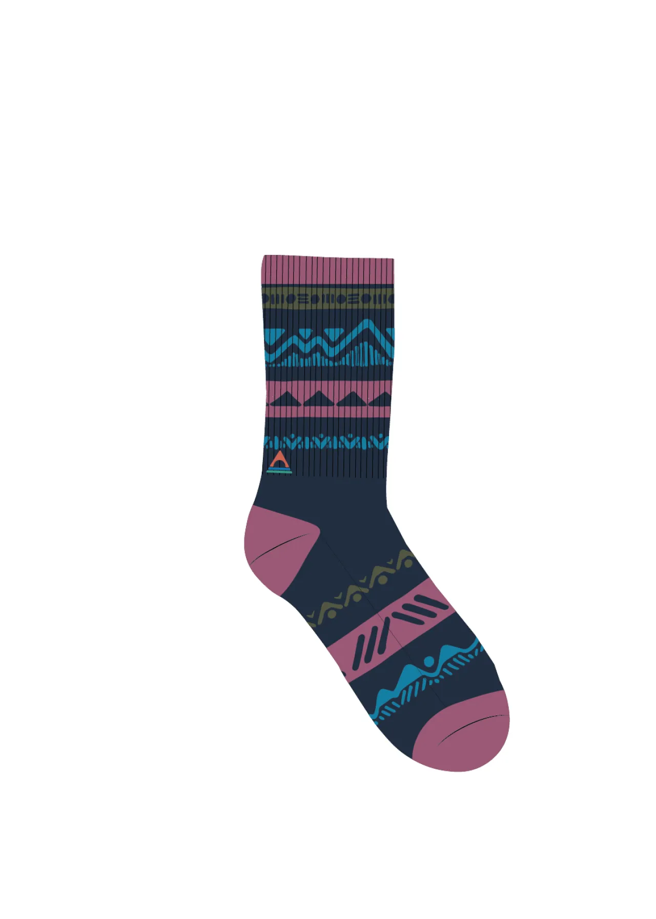 nettle_organische_gemusterte_socken__tiefes_marineblau_3.webp Cheap Nettle Organische Gemusterte Socken - Tiefes Marineblau Damen Socken