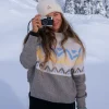 Sale Nettle Recycelter Gestrickter Pullover - Damen Strickwaren