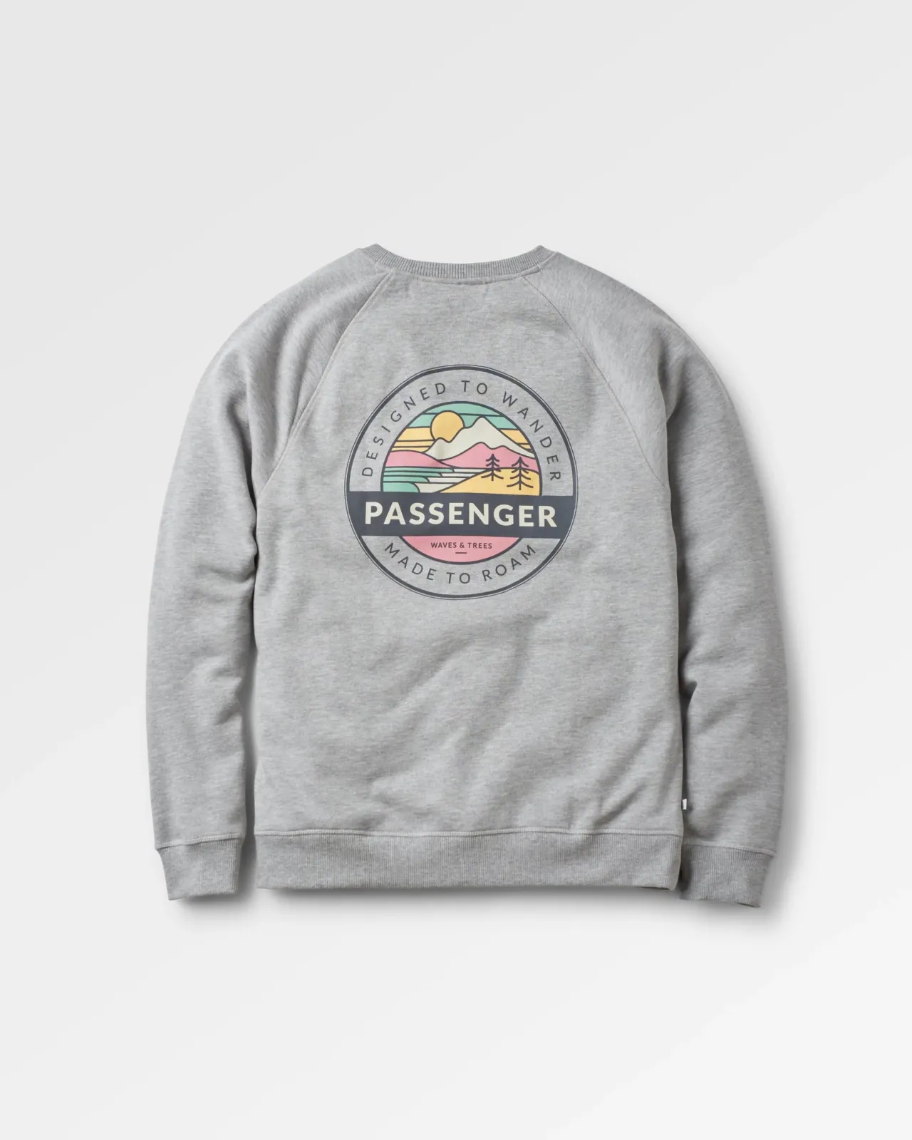 odyssey_biobaumwollsweatshirt__mittelgrau_meliert_1.webp Sale Odyssey Bio-Baumwoll-Sweatshirt - Mittelgrau Meliert Herren Kapuzenpullover & Sweatshirts
