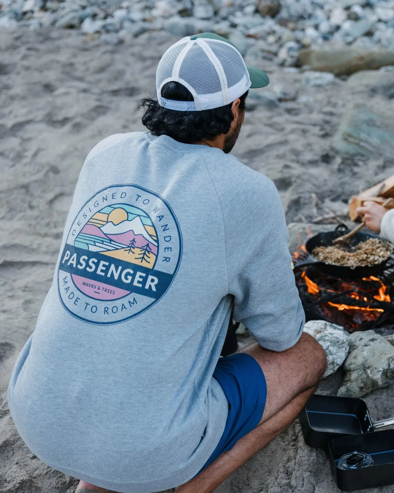 odyssey_biobaumwollsweatshirt__mittelgrau_meliert_3.webp Sale Odyssey Bio-Baumwoll-Sweatshirt - Mittelgrau Meliert Herren Kapuzenpullover & Sweatshirts