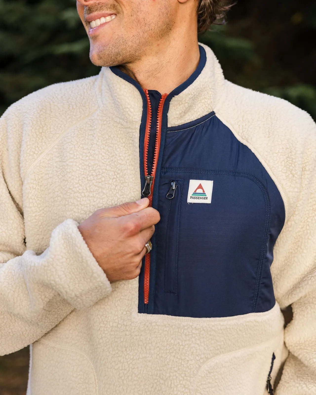 offgrid___zip_recyceltes_sherpafleece__haferflockenmarineblau_4.webp Cheap Offgrid 2.0 1/2 Zip Recyceltes Sherpa-Fleece - Haferflocken/Marineblau Herren Fleece | Fleece