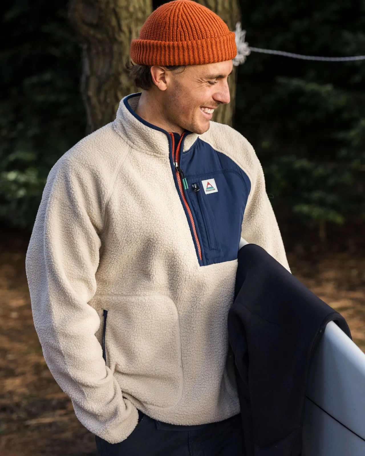 offgrid___zip_recyceltes_sherpafleece__haferflockenmarineblau_6.webp Cheap Offgrid 2.0 1/2 Zip Recyceltes Sherpa-Fleece - Haferflocken/Marineblau Herren Fleece | Fleece