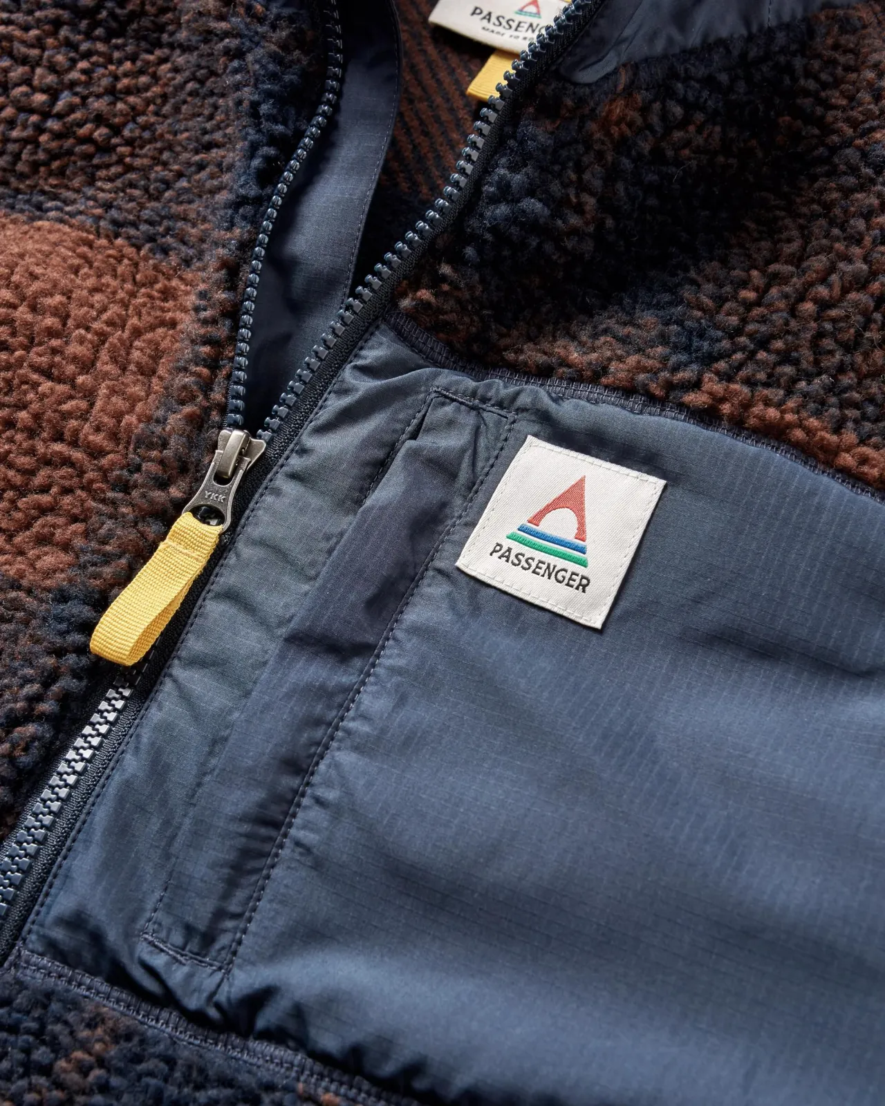 offroad_recycelter_sherpafleece_mit_halbem_reiverschluss__kastanietiefes_marineblau_karo_4.webp New Offroad Recycelter Sherpa-Fleece mit halbem Reißverschluss - Kastanie/Tiefes Marineblau Karo Herren Fleece | Fleece