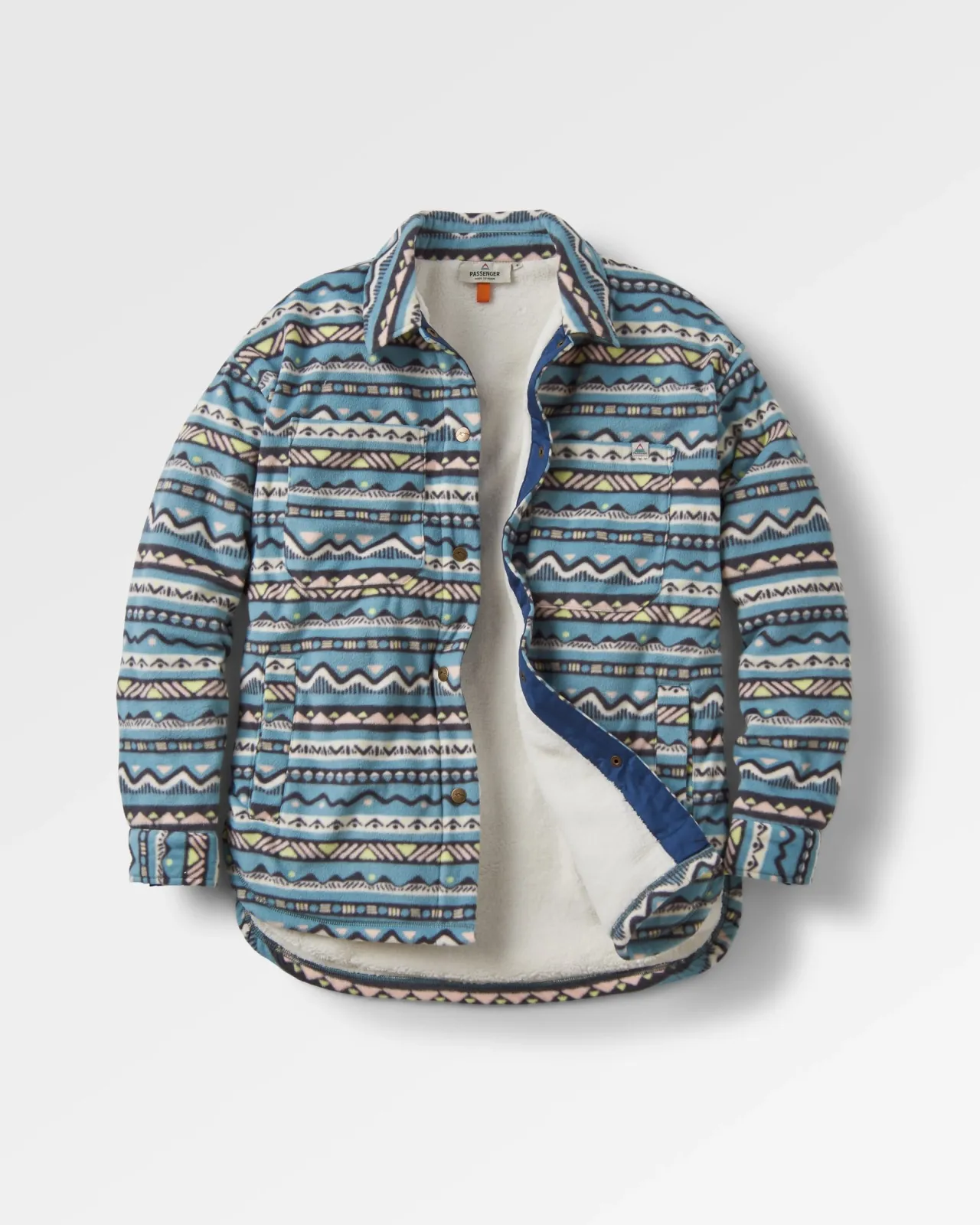 Store Orion recyceltes Polar-Fleece-Hemd - Berg Geo Arktis Damen Hemden | Hemdjacken